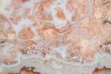 Polished Cotton Candy Agate Slab - Mexico #263873-1